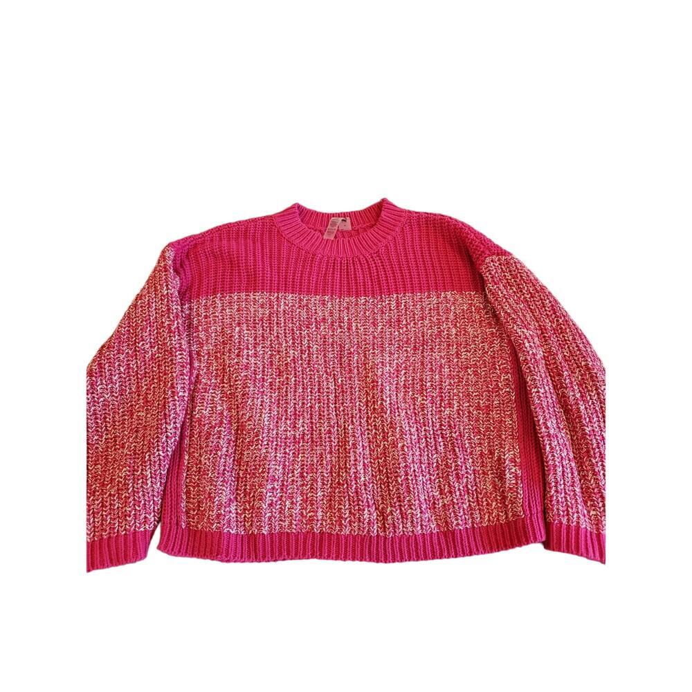Lou‎ and Grey chunky cotton blend knit sweater medium